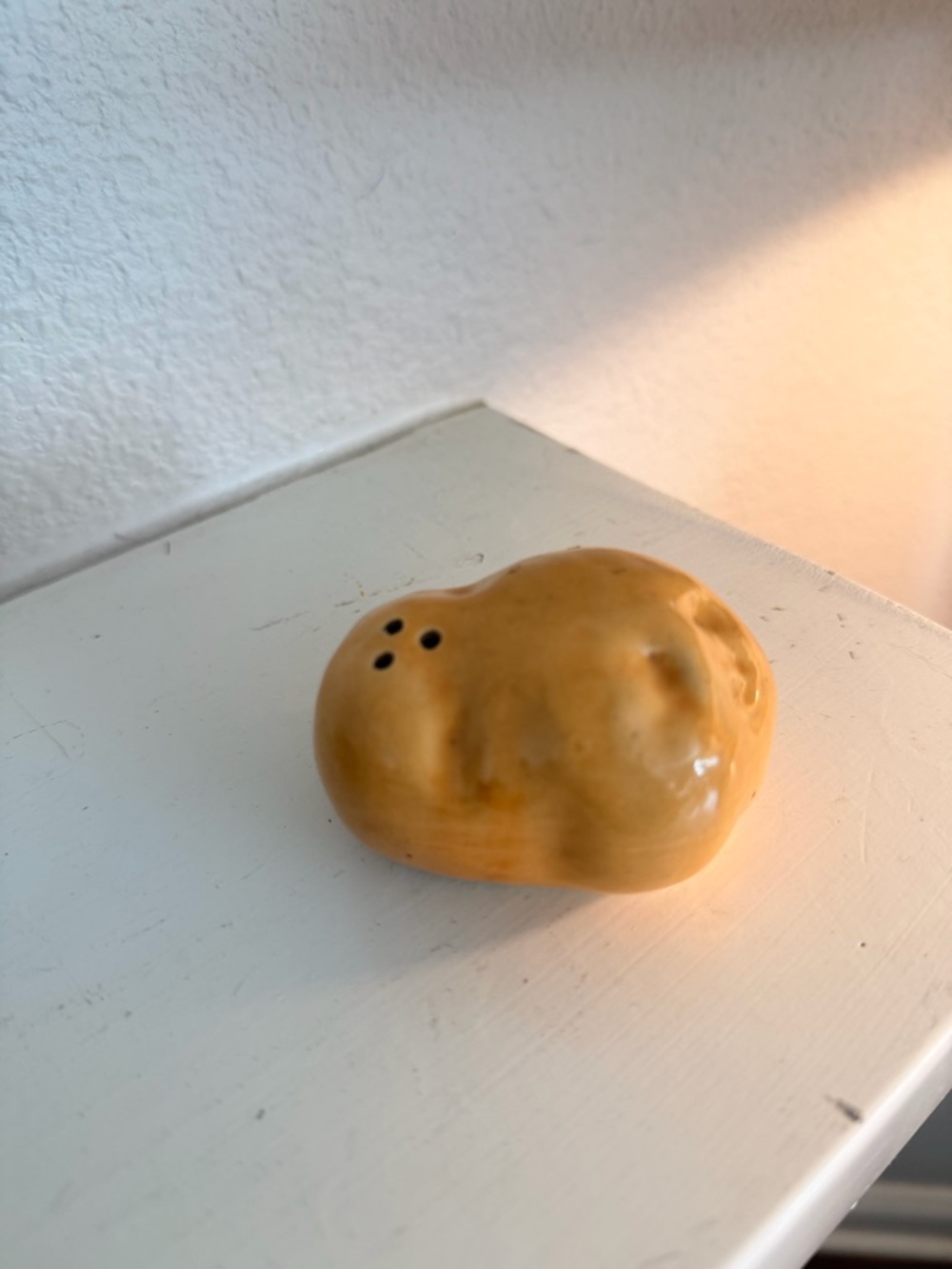 Vintage Potato Salt Shaker Ceramic Kitchen Novelty Farmhouse Decor